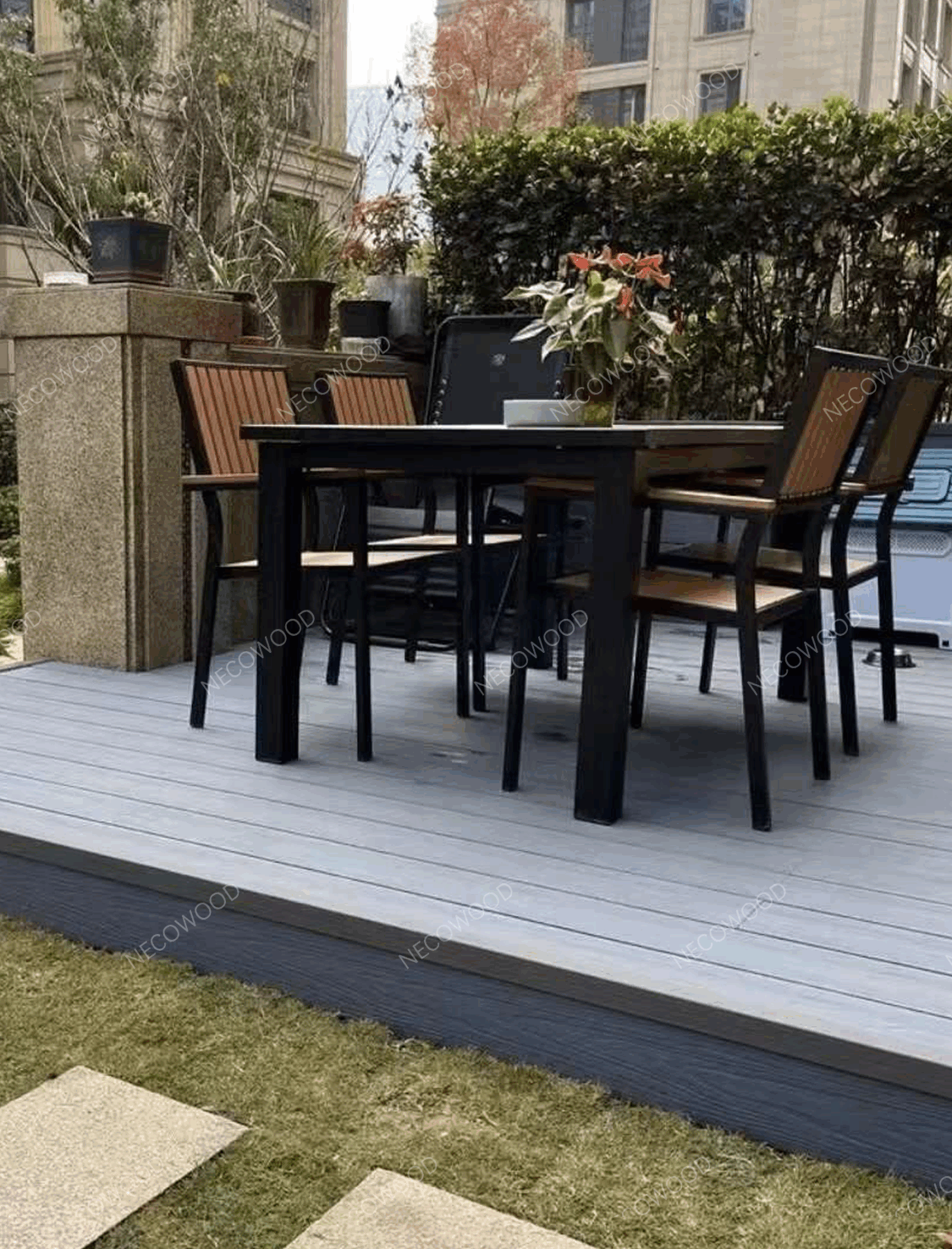 NECOWOOD Memasok Decking & Cladding WPC ke Kuwait untuk Grosir dan Aplikasi Proyek