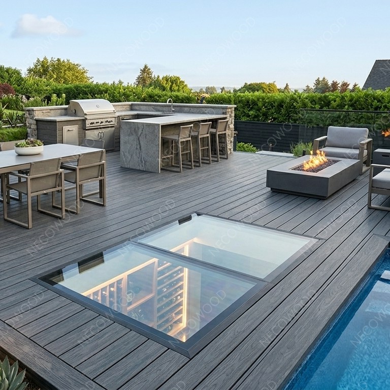 Melampaui Daya Tahan: Necowood Meluncurkan WPC Ekstrusi Bersama 360° Shield Generasi Berikutnya untuk tahun 2026