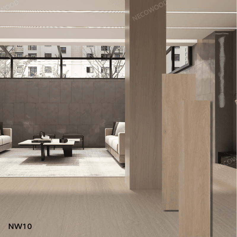 Indoor no lem inti kaku klik lantai vinil