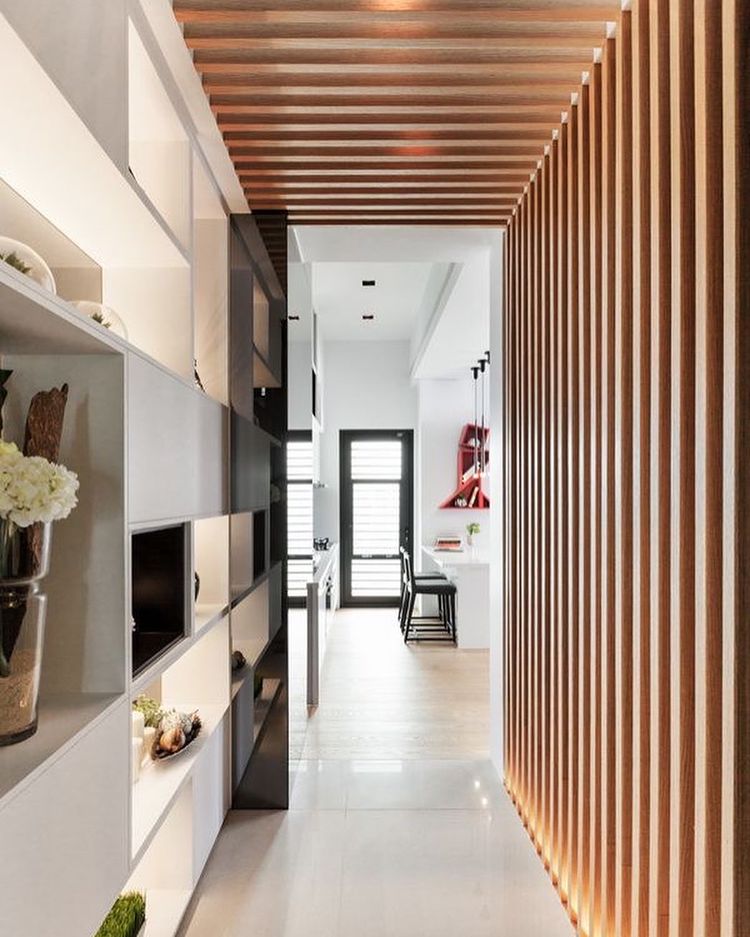 Tabung Persegi Interior Necowood WPC Ramah Lingkungan