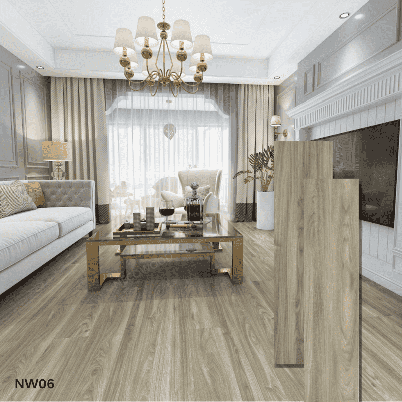 Lantai Vinyl IXPE Soundsproof Waterproof IXPE SPC