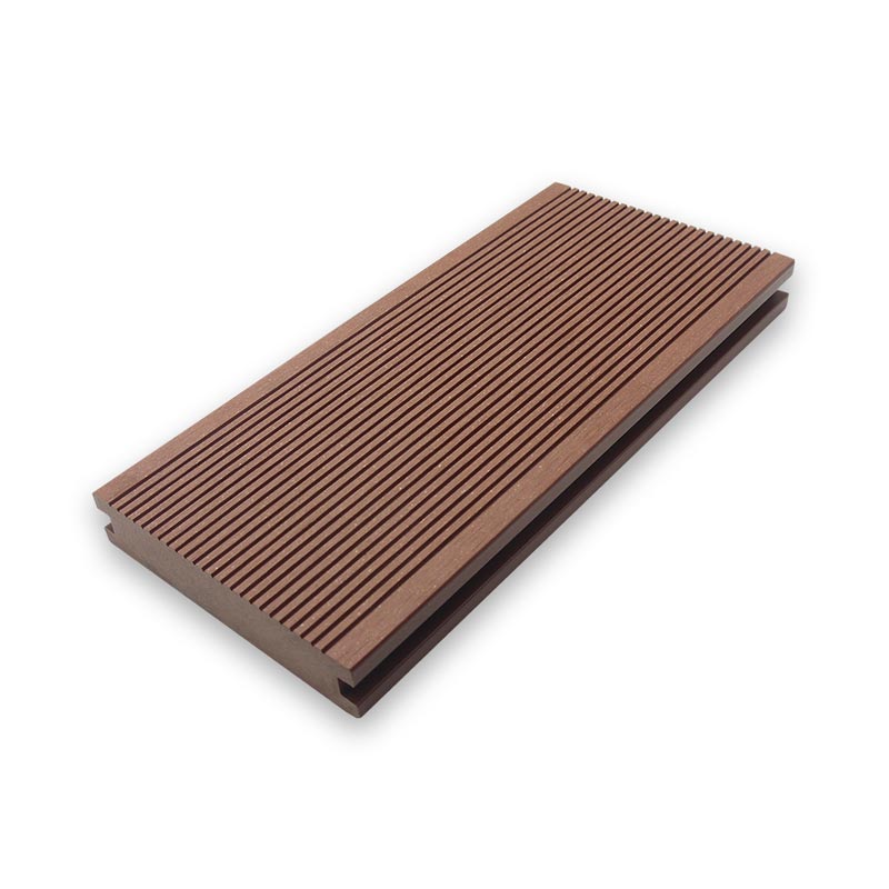 Decking PE padat yang terjangkau tahan cuaca