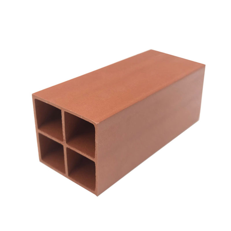 Instalasi Kayu Gandum Cepat WPC Square Tube